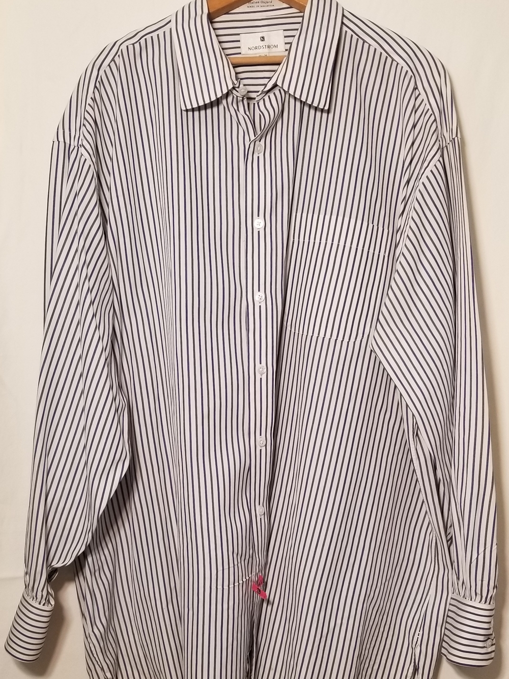 Nordstrom Men’s Italian Oxford Dress Shirt 18 1/2-36